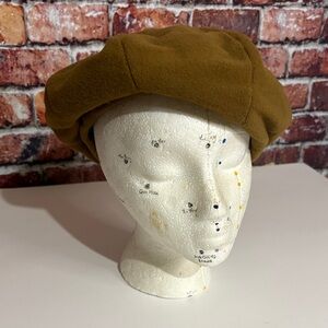 Classic Brown Beret unisex men women vintage